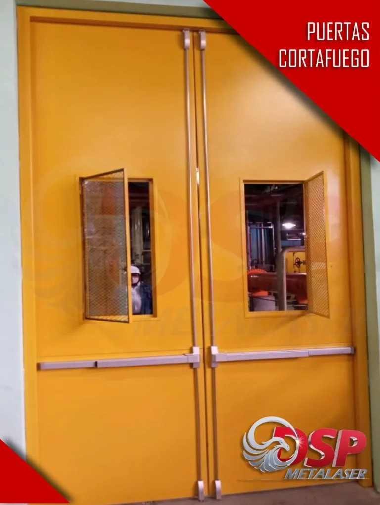 Puerta cortafuego o de salida de emergencia